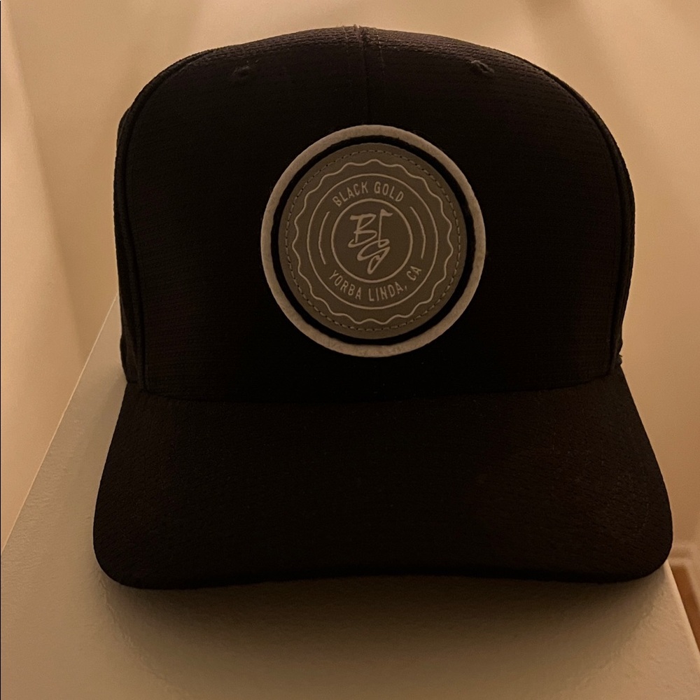 TravisMathew’Black Gold Yorba Linda, CA’ Fitted Cap